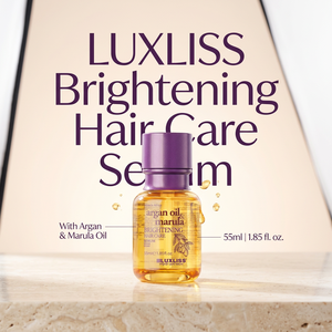 Wholesales LUXLISS <strong>Hair</strong> Care Essential Oil <strong>Argan</strong> Oil &amp; Marula for Color Treated <strong>Hair</strong> Brightening <strong>Hair</strong> Serum Oil Private Label - Product Image 2