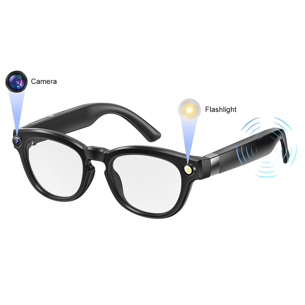Q8 Smart AI Glasses 8MP Camera Photo Video Recording Translation Automatic Color-changing Lenses Smart Wearable Headset