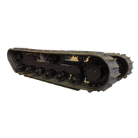 Système de roulement sur chenilles en acier avec roulement de pivotement pour plate-forme de forage hydraulique, pièces de chargeur de bulldozer d'excavateur