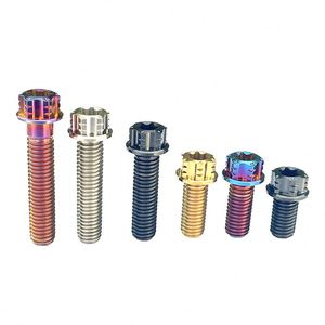 Boulons de roue en alliage de titane pour modification automobile, légers, M12 M14X28 P1.25 P1.5Mm - Product Image 1
