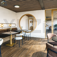 Maison de conteneur de restaurant préfabriqué sur mesure de luxe moderne de 20FT 40FT à structure en acier durable et à plusieurs étages