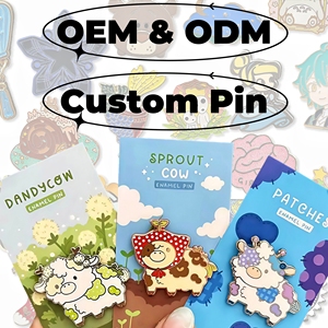 Épinglette en métal personnalisée, dessin animé, anime, émail doux ou dur, conception personnalisée, fabrication directe, artisanat en métal - Product Image 3