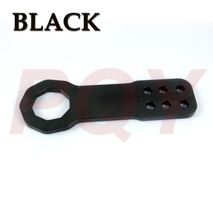 Gancho de remolque PDM de acero con 6 orificios para Honda Civic CRX Intrepid RSX, color negro - Product Image 1