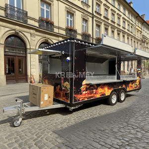Nouvelle Conception Remorque de Restauration Mobile Entièrement Équipée pour BBQ, Pizza, Café et Glaces - Product Image 4