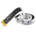 <b>White</b> Yin Yang Soft Leather Sewing Ruler 1500mm Metric Automatic Blade Return Plastic Measuring <b>Tape</b> For Crafting - Product Image 3