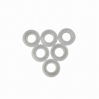 Roulement à billes en plastique POM 6800-2RS 10x19x5mm avec billes en céramique Si3N4, étanche et anticorrosion pour l'industrie alimentaire, chimique et la restauration