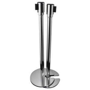 Thép Không Gỉ STACKABLE U SHAPE <span class=keywords><strong>QUEUE</strong></span> <span class=keywords><strong>BARRIER</strong></span> Đối Với Khách Sạn Triển Lãm EXPO Sân Bay Ga Đường Sắt - Product Image 4