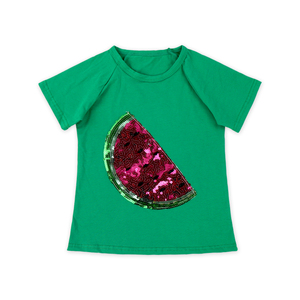 Ensemble de vêtements assortis TZ-033-ZXN, t-shirt à manches courtes imprimé ananas et pantalon pattes d'éléphant, ensemble de 2 pièces à fleurs, 2022 - Product Image 4