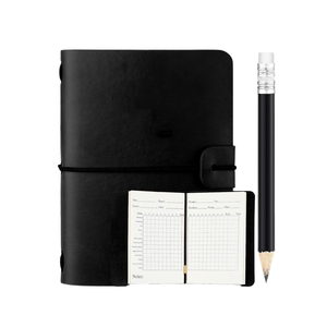 Porte-cartes de score de golf en cuir PU personnalisé avec logo, étui de luxe gaufré étanche pour suivi des scores, carnet de jauge de distance de golf professionnel - Product Image 1
