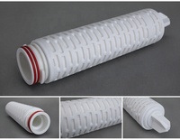Filtre à membrane PTFE hydrophobe de 10 pouces, filtre à air de 0,22 micron, machine de fabrication de filtre à cartouche pour la filtration de l'air de fermentation
