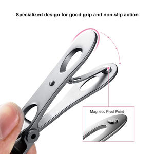 <span class=keywords><strong>Professionale</strong></span> 2 pezzi taglierina in acciaio inox punta <span class=keywords><strong>tagliaunghie</strong></span> forbici <span class=keywords><strong>Set</strong></span> Manicure per unghie con scatola di metallo - Product Image 3