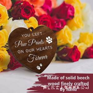 מתנות זיכרון לאובדן כלב מסגרת תמונה מעץ מסתובבת לצילום 4x6 מתנות זיכרון לחיות מחמד לכלב חתול כלב - Product Image 5