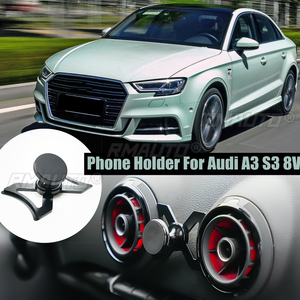Support de téléphone magnétique pour voiture, support GPS rotatif à 360 degrés, accessoires de voiture pour Audi A3 S3 RS3 8V 2013 2014 2015 2016 - Product Image 1