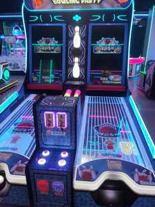 Artbel 2 Players Attractive Coin-Operated Metal Arcade Game Machine-Redemption <b>Bowling</b> Party Lottery Machine US Plug 1 Year - Product Image 3