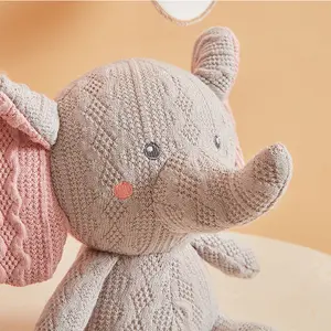 Commercio all'ingrosso OEM Su Misura Fatti A Mano Animale di Pezza Bambola Crochet Regalo Del Bambino Del Giocattolo