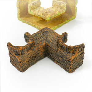 Adorno de resina para decoración de camiones de árboles para acuario, pecera, escondite de esquina, <span class=keywords><strong>cuevas</strong></span>, hábitats de animales pequeños, cueva escondida de camarones - Product Image 4