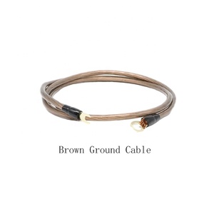 כבל רמקול שקוף מקצועי מסוג Twisted Pair עם מחברי בננה מוזהבים, כבל קואקסיאלי לרמקול לרכב ומיקרופון - Product Image 3