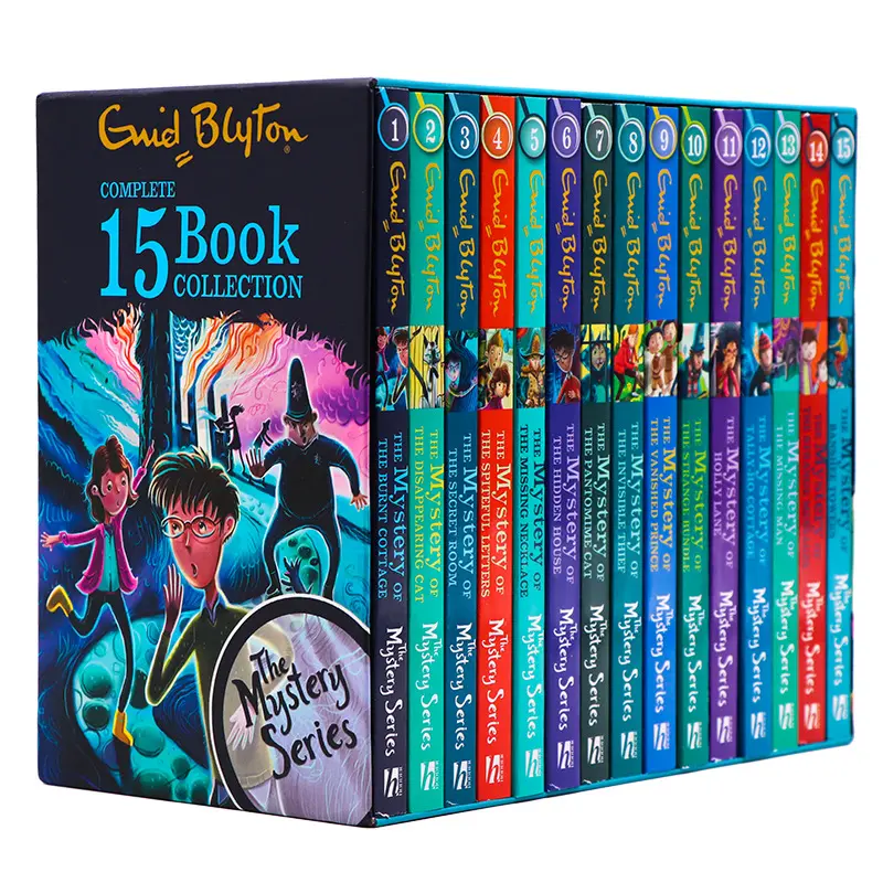 CL248 15 books/set Children's Literature Chapter Bridge Book The Mystery Series 3-11 Years Kids Learning Picture Story Book