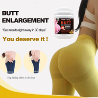 Poudre puissante de formule Maca OEM pour l'agrandissement des fesses avec 100 % d'herbes naturelles pour les hanches et les fesses généreuses des adultes, 400 g, complément alimentaire