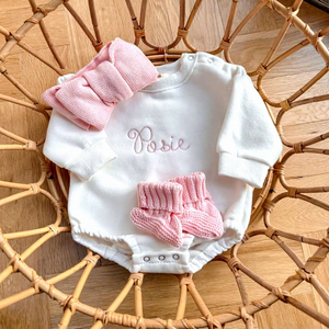 ชุดรอมเปอร์เด็กทารกผ้าฟลีซเฟรนช์เทอร์รี่ 100% ผ้าฝ้าย สำหรับฤดูใบไม้ร่วงและฤดูหนาว ทรงโอเวอร์ไซส์ ชุดกลับบ้าน ปี 2026 - Product Image 1