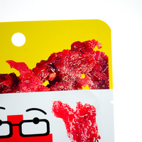 Emballage alimentaire thermoscellable pour bandes épicées, sachet à trois soudures latérales