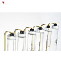 Distributeur de parfum de luxe doré, machine à parfum multi-flacons, station de service de parfums