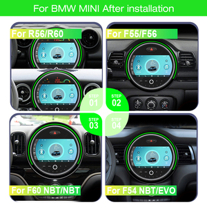Autoradio 9 pouces avec Carplay, lecteur vidéo, GPS, navigation automobile, <span class=keywords><strong>Android</strong></span> 15 pour BMW Mini Cooper R56 R57 R58 R60 F54 F56 F60 - Product Image 1