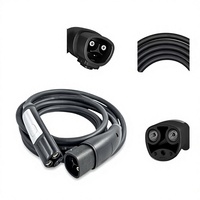 Nouveau câble de charge EV NACS Tesla vers J1772, 32A, 5M, TPU, IP54, cordon EVSE portable, adaptateur de type 1, chargeur de voiture électrique