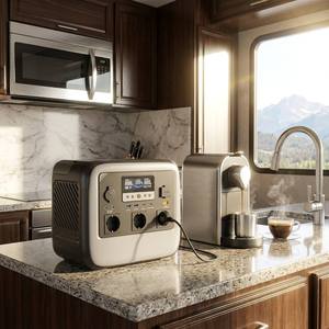 Station d'alimentation portable Rock New Energy C1200, générateur solaire 1200W, charge rapide, alimentation de secours à domicile, camping en plein air, UPS - Product Image 4