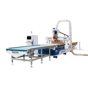 Machine de routeur CNC imbriquée avec chargeur automatique de changeur d'outils et <span class=keywords><strong>table</strong></span> de décharge - Product Image 3