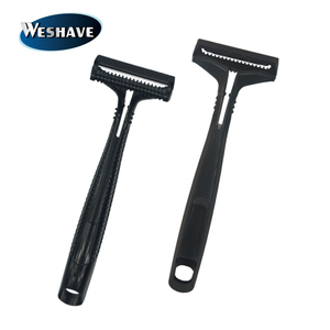 Rasoio di sicurezza per peli del <span class=keywords><strong>corpo</strong></span> a <span class=keywords><strong>lama</strong></span> singola con protezione nera - Product Image 1