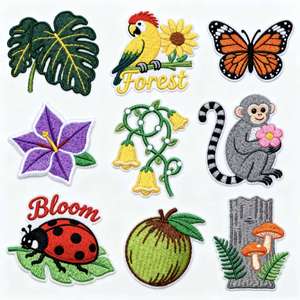 Kích Thước Tùy Chỉnh Thêu Động Vật Các Bản Vá Lỗi Không Có Tối Thiểu Đặt Hàng Thiết Kế Logo Các Bản Vá Lỗi Cho Quần Áo - Product Image 4