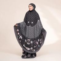 Robe de prière Naila pour femmes avec boucles pour les doigts, vêtements islamiques modestes