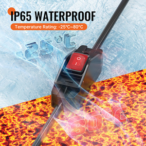 30A 4 pin Inline on off Rocker <span class=keywords><strong>Switch</strong></span> Led không thấm nước Inline chuyển 2ft 14awg mở rộng Inline Dây chuyển đổi với cáp và ổ cắm - Product Image 4