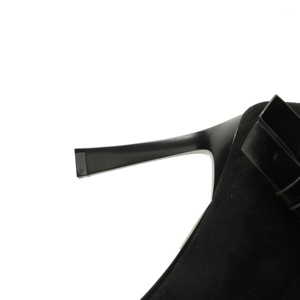 Bottines à talon aiguille à bout pointu pour femmes, chaussures en <span class=keywords><strong>daim</strong></span> avec sangle à boucle pour les soirées, les rendez-vous galants et les sorties nocturnes - Product Image 6
