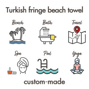 Toallas <span class=keywords><strong>de</strong></span> <span class=keywords><strong>Playa</strong></span> Peshtemal <span class=keywords><strong>de</strong></span> Algodón Turco a Rayas Personalizadas <span class=keywords><strong>de</strong></span> Fábrica, Ligeras, <span class=keywords><strong>de</strong></span> Secado Rápido, Antiarena, con Logotipo - Product Image 6