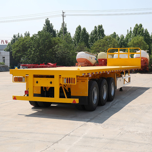 2 trục 3 trục 4 trục 30-70tons <span class=keywords><strong>container</strong></span> <span class=keywords><strong>Trailer</strong></span> sàn phẳng giường cao nền tảng <span class=keywords><strong>semitrailer</strong></span> phẳng tipper <span class=keywords><strong>Trailer</strong></span> - Product Image 6