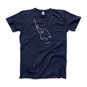 T-shirt con disegno di elefante di Pablo Picasso - Product Image 1
