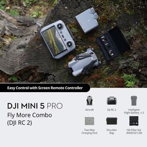 Mini5 Pro ใหม่เอี่ยม คุณภาพสูง แพ็คเกจเดิมพร้อมรีโมทคอนโทรลและกล้อง สำหรับผู้ใช้ระดับมืออาชีพ - Product Image 2