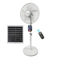 Ventilateur solaire 25W, batterie au lithium ternaire 15000mAh, réglage manuel de la vitesse à distance, sortie USB, lumière anti-moustiques, haut-parleur Bluetooth