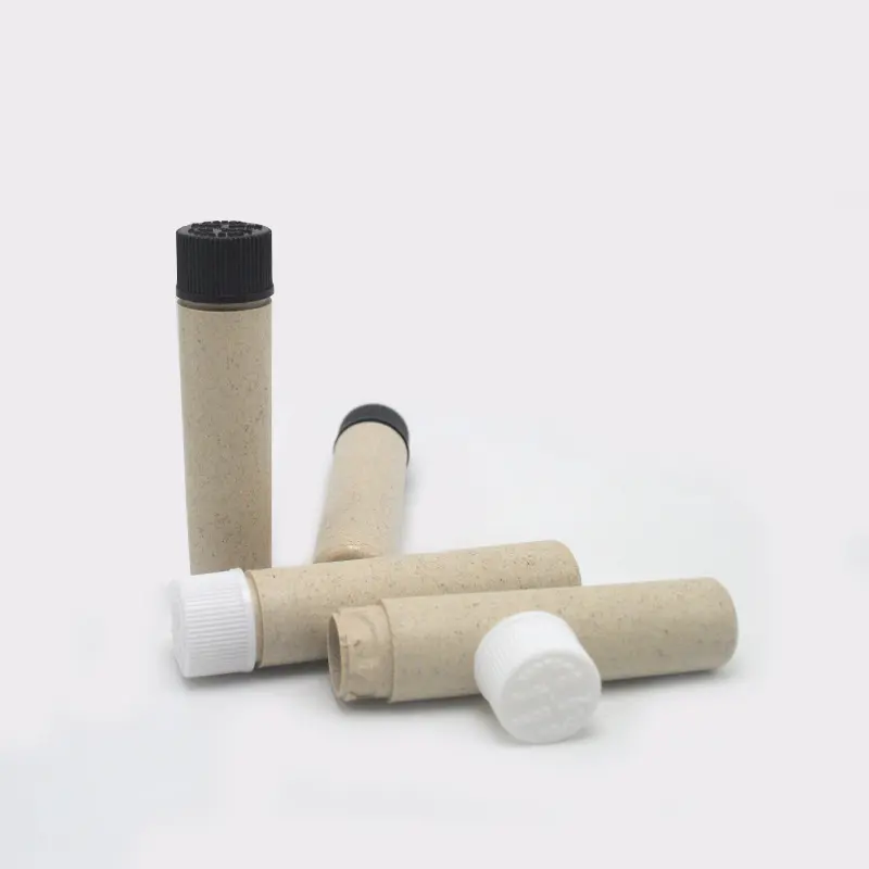 Biologisch Afbreekbaar Cartridge Winkelwagen E Sigaret Kind Slip Container Kind Proof Plastic Pre Roll Buis Flesjes