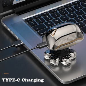 <span class=keywords><strong>Rasoir</strong></span> Électrique Multifonctionnel 5-en-1 Rechargeable Sans Fil pour <span class=keywords><strong>Homme</strong></span>, Tête Flottante 7D, Machine à Raser Rotative pour Tête <span class=keywords><strong>Chauve</strong></span> - Product Image 3