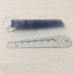 उच्च पहनने के प्रतिरोध प्लास्टिक 0.05-1.0mm मोटाई मूंछ खाई गेज मीट्रिक मोटाई भराव गेज - Product Image 2