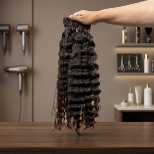 Extensiones de Cabello Humano Rizado de Color Natural, Trama de Cabello Humano Rizado de Color Natural de Primera Calidad - Product Image 3