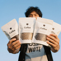 Sac à café avec valve personnalisé 250G 500G 1000G Emballage de café écologique et durable