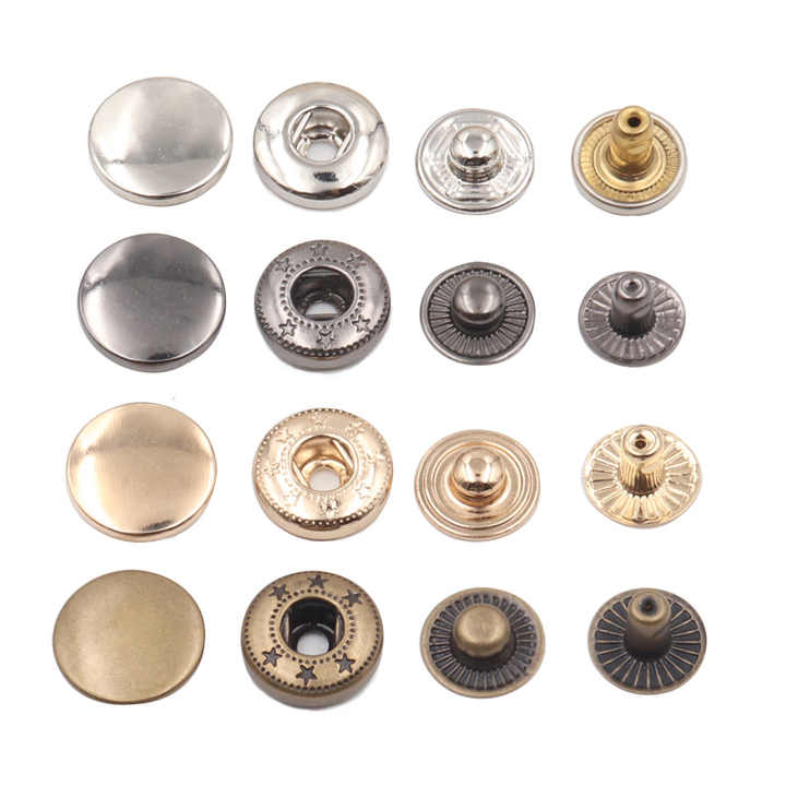 Snap Button for Garment Accessory Press Metal Custom 10 12.5 15 17mm