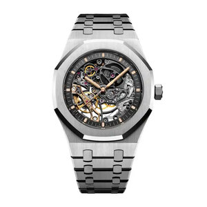 Nouvelle montre-bracelet mécanique de luxe pour homme en acier inoxydable, mouvement automatique japonais ETA, résistance à l'eau 10 bars, aiguilles - Product Image 2