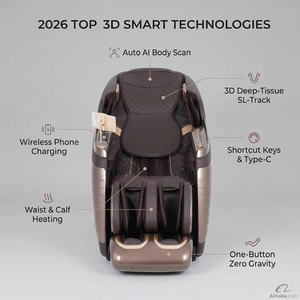 OYEAL Professional New Design 3D Intelligence Chair AI Voice Control Music <b>Zero</b> Gravity PU Leather for Home - Product Image 3