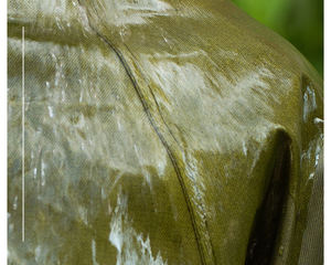 Jas hujan tahan air DD2180, jas hujan garis reflektif, tahan air, mantel panjang, jaket hujan, pakaian luar ruangan, ringan, mendaki gunung - Product Image 6