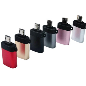 Adaptador OTG Micro <span class=keywords><strong>a</strong></span> <span class=keywords><strong>USB</strong></span> Aleación de aluminio Micro <span class=keywords><strong>USB</strong></span> macho <span class=keywords><strong>a</strong></span> <span class=keywords><strong>USB</strong></span> adaptador hembra para Android Smartphone/Mesa Uso del teléfono móvil - Product Image 6